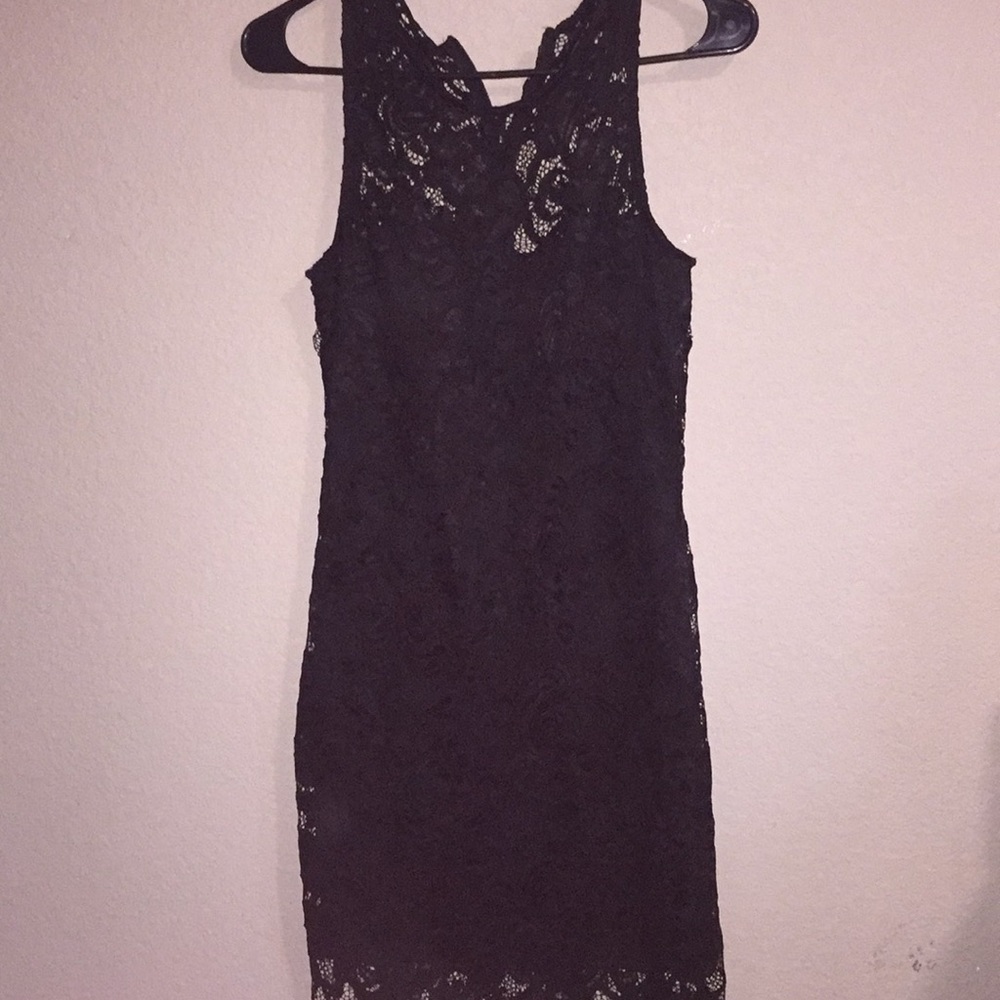 Fashion nova tight fit lace pattern dress